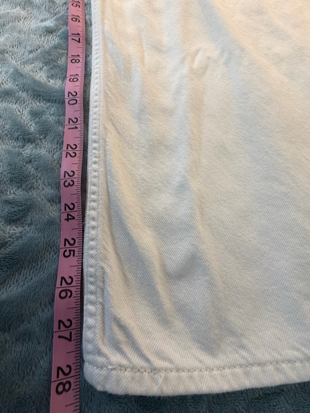 Levis Premium Baggy Dad Wide Leg Off White Jeans 28 Minimalist Edgy High Rise - Picture 12 of 14